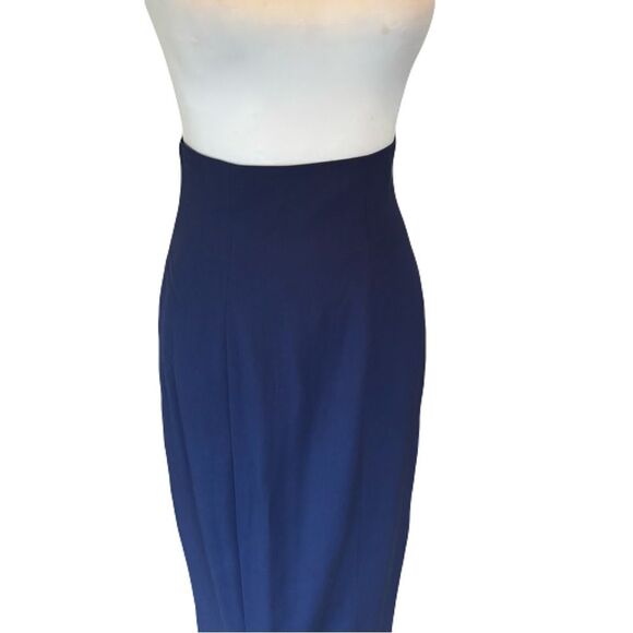 Richard Tyler Vintage Navy Blue Wool Skirt | EUC | Stunning - Picture 7 of 9